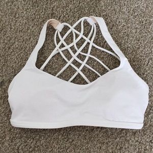 Lululemon Free to Be Wild Sports Bra in White